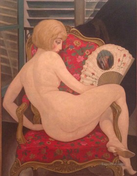 Gerda Wegener Painting - La danesa Lili en la silla Gerda Wegener
